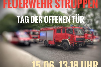 Struppen: Freiwillige Feuerwehr lädt ein (15. Juni 2019 ab 13 Uhr)
