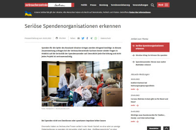 Seriöse Spendenorganisationen erkennen 