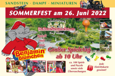 Benjamin Blümchen zum Anfassen in Dorf Wehlen | 26. Juni 2022